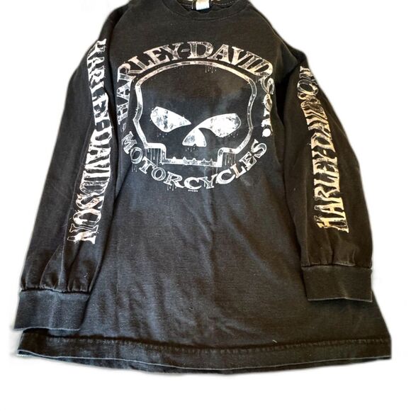 Harley-Davidson Other - Harley Davidson Long Sleeve Tee Shirt Medium The Punisher Wisconsin 2016